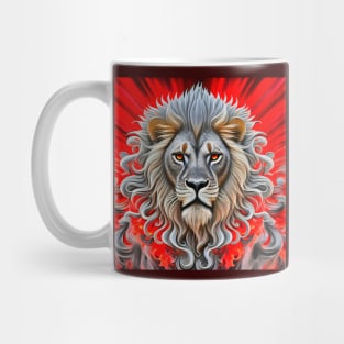 A Lion head illustration Mug